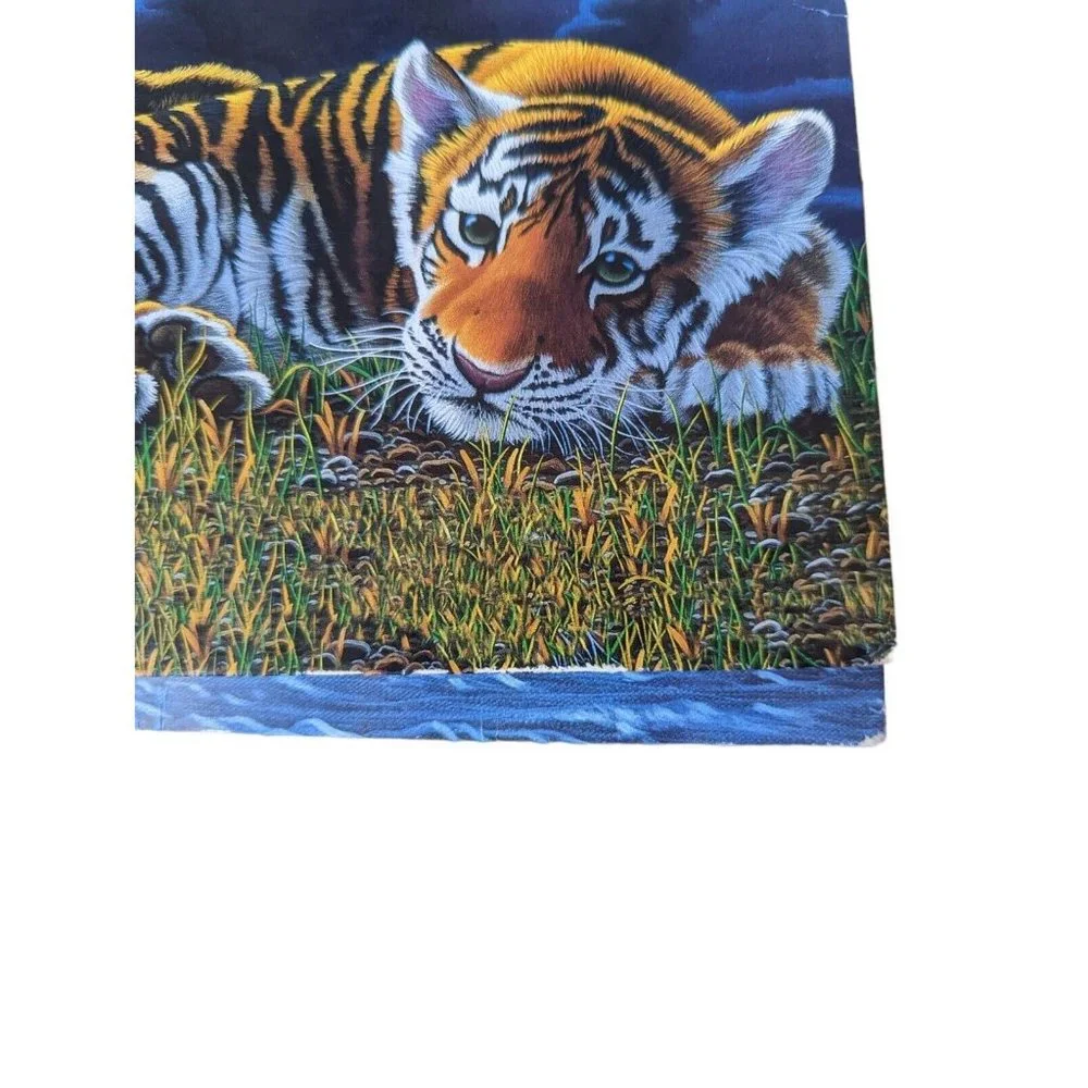 Vtg. MEADE Tiger Cub Snow Leopard Pocket Folders 2